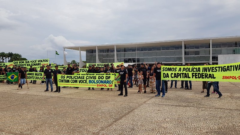 06.10.19 - Ato na cerimônia de substituição da Bandeira Nacional
