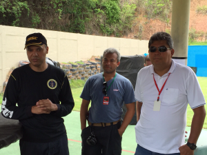 Lindenberg com o presidente da COBRAPOL e da CBTD
