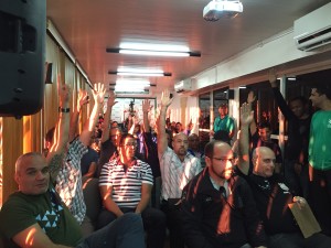 Os representantes votaram pela pauta da AGE, que ocorre no Buriti