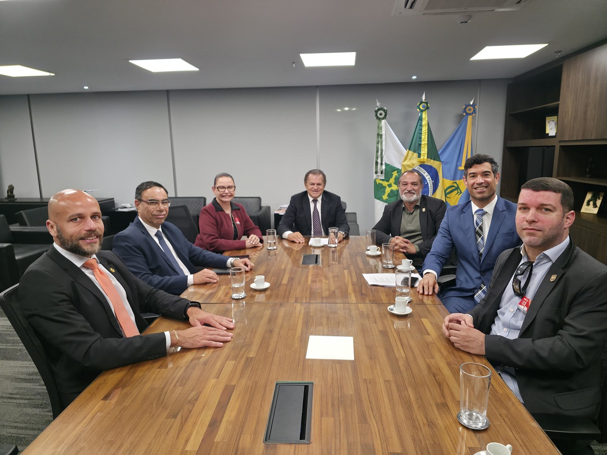 Reunião contou com participação do Sinpol-DF e do Sindepo-DF | Foto: Comunicação Sinpol-DF