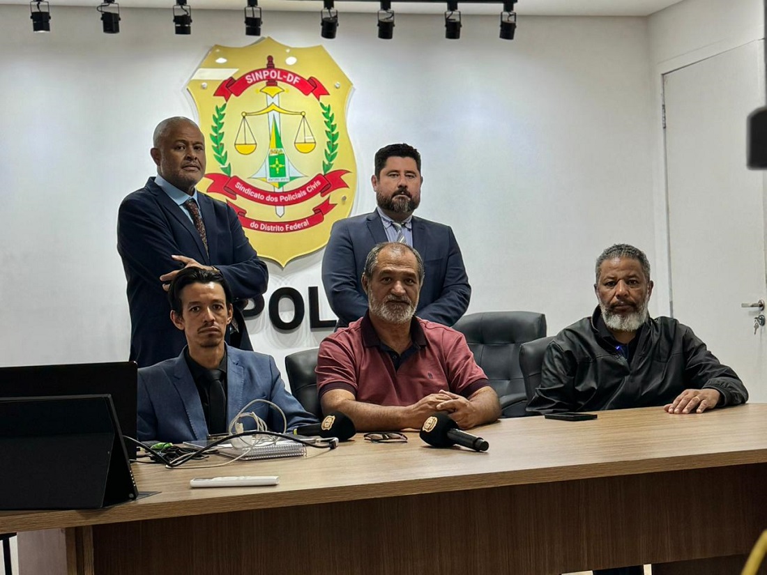 Assembleia foi realizada na sede do Sinpol-DF e transmitida ao vivo aos filiados | Foto: Comunicação Sinpol-DF