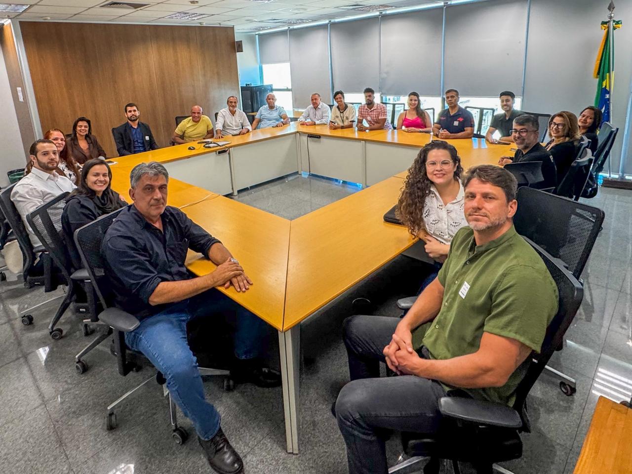 Reunião ocorreu na Presidência da CLDF: Foto: Comunicação Sinpol-DF