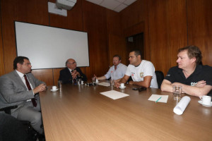 Diretores foram recebidos pelo subsecretário Manoel dantas